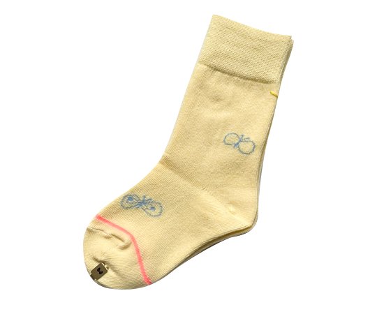 mina perhonen（ミナ ペルホネン）／ choucho socks - yellow -  世界中のベビー&子供服をセレクトしたオンラインショップ doudou jouons