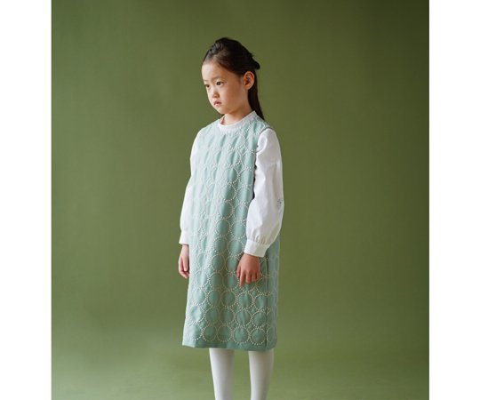 mina perhonen（ミナ ペルホネン）／tambourine dress - mint - 子供服の通販サイト　doudou jouons