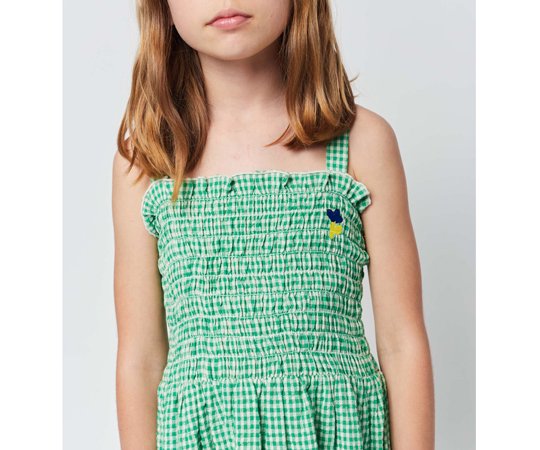 40%off】BOBO CHOSES（ボボ・ショーズ）／Green Vichy strap dress