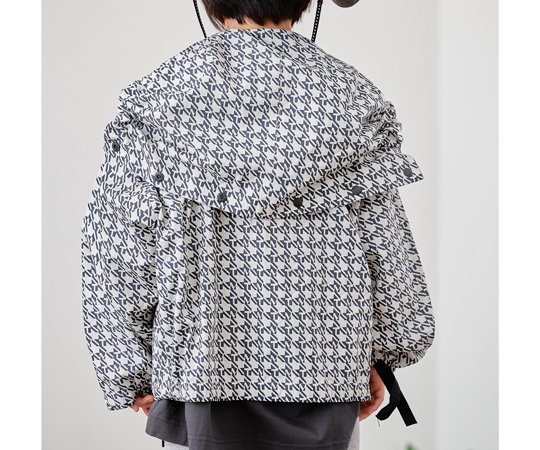 MOUN TEN.(マウン テン）／MT check sailor hoodie - charcoal - 子供服の通販サイト　doudou  jouons