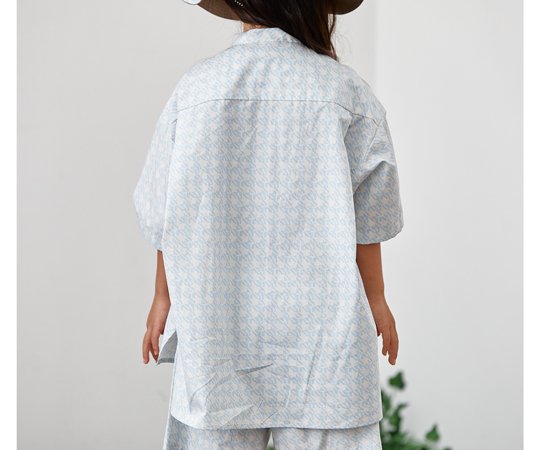 30%off】MOUN TEN.(マウン テン）／MT check S/S shirt - saxe -  世界中のベビー&子供服をセレクトしたオンラインショップ doudou jouons