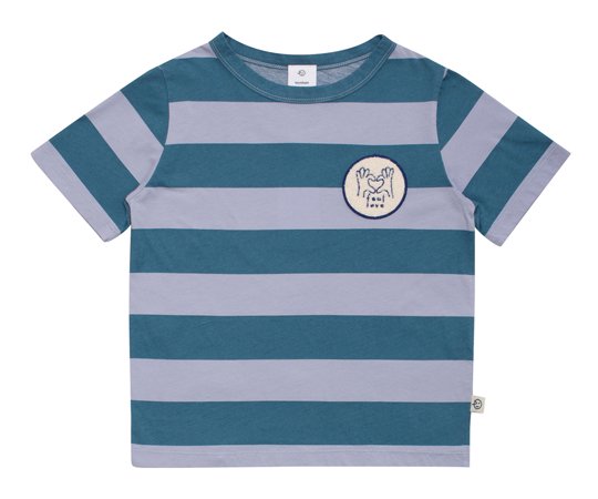 40%off】wynken（ウィンケン）／STRIPE TEE-DUSK BLUE PINK - 子供服の