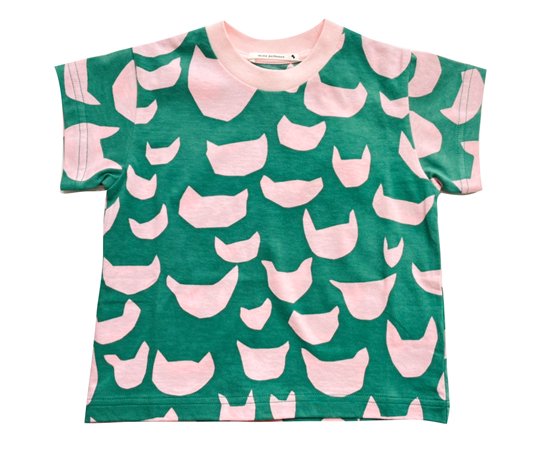 mina perhonen（ミナ ペルホネン）／anone-anone TEE / green - 子供服の通販サイト　doudou jouons