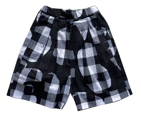 frankygrow(フランキーグロウ)／LETTERS ROOMY HALF PANTS