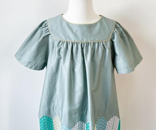 mina perhonen（ミナ ペルホネン）／forest candy dress - green