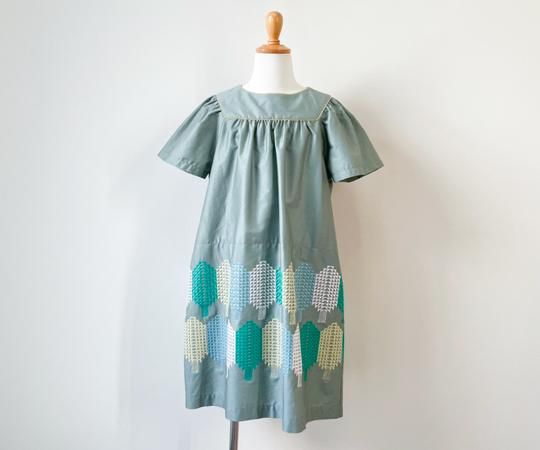 mina perhonen（ミナ ペルホネン）／forest candy dress - green