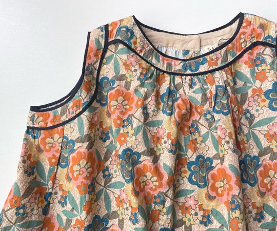 CARAMEL(キャラメル ）／GINGER BABY DRESS - VINTAGE FLORAL PRINT