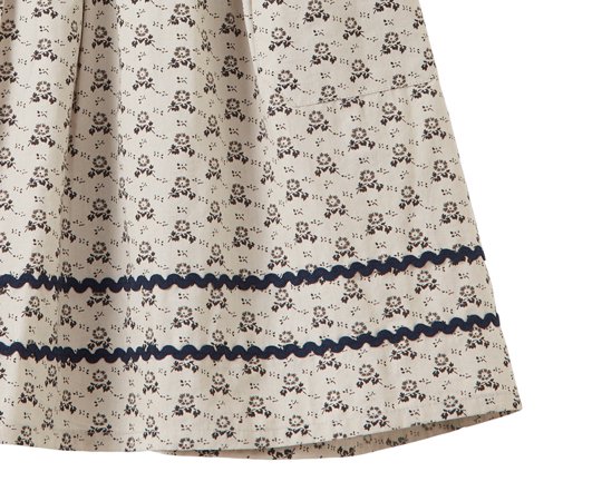 ポンパドー ビター 今季完売caramel carola skirt polka floral 3y