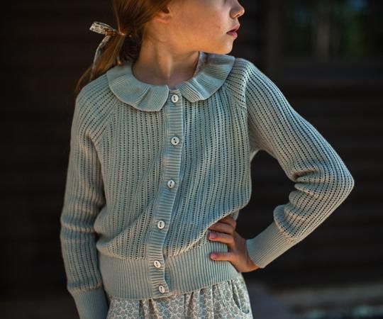 soor ploom Iona Cardigan, Dark Tea  4yサイズアウトのため出品します