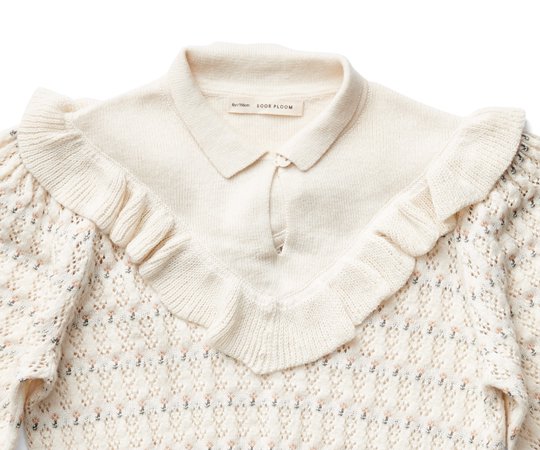 LAST ONE【30%off】Soor Ploom（ソーアプルーム）／Nancy Knit Top - Natural -  世界中のベビー&子供服をセレクトしたオンラインショップ doudou jouons