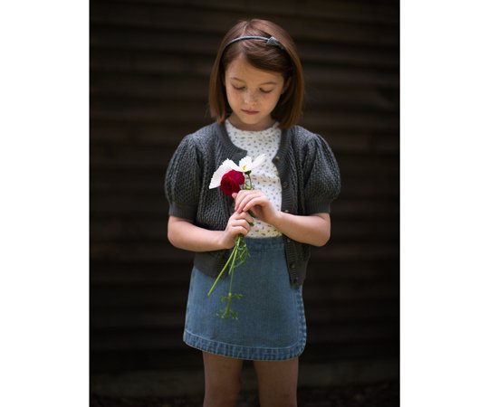 Soor Ploom（ソーアプルーム）／Mimi Cardigan - Eucalyptus - 子供服 