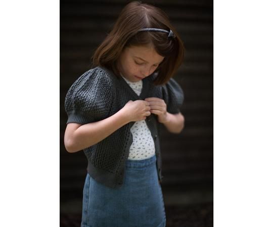 Soor Ploom（ソーアプルーム）／Mimi Cardigan - Eucalyptus - 子供服