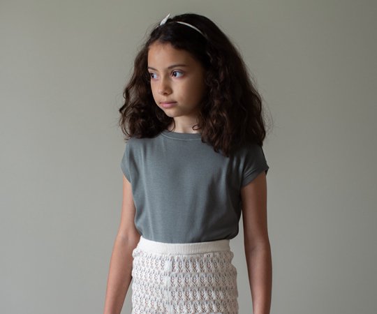 Soor Ploom（ソーアプルーム）／Sleeveless Tee Eucalyptus - 世界中のベビー&子供服をセレクトしたオンラインショップ  doudou jouons