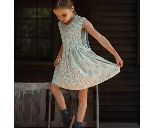 Soor Ploom（ソーアプルーム）／Dunes Dress Stencil Print - 子供服の