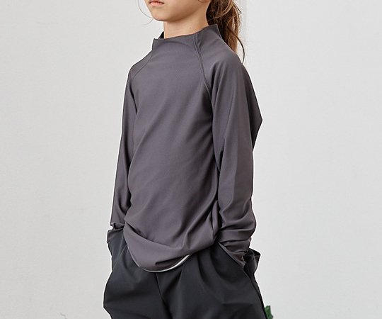 MOUN TEN.(マウン テン）／bottleneck rash guard charcoal - 子供服の通販サイト　doudou jouons