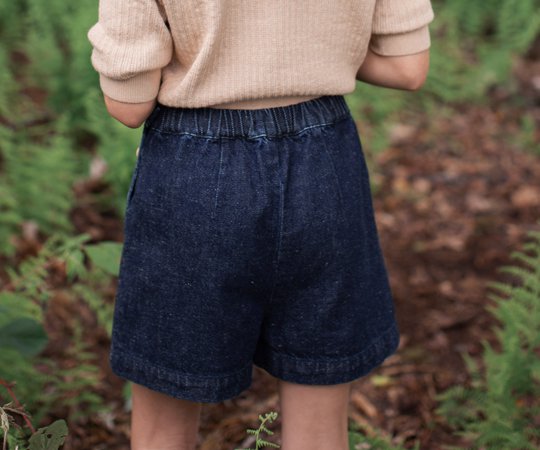 Soor Ploom（ソーアプルーム）／Odile Shorts Denim Dark Wash - 子供 ...