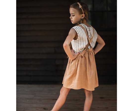 30%off】Soor Ploom（ソーアプルーム）／Eloise Pinafore Fenugreek