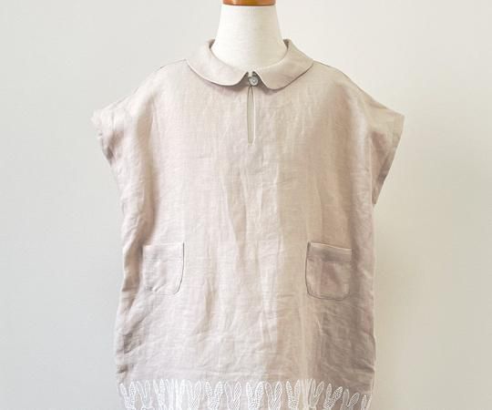 mina perhonen（ミナ ペルホネン）／pomppia Dress Beige - 子供服の