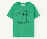 <img class='new_mark_img1' src='https://img.shop-pro.jp/img/new/icons20.gif' style='border:none;display:inline;margin:0px;padding:0px;width:auto;' />LAST ONE【40%off】The Animals Observatory／T-SHIRT ROOSTER KIDS - GREEN