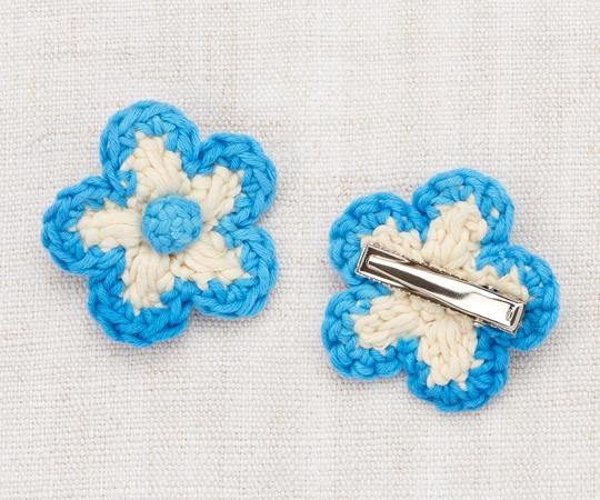 30%off】Misha&Puff(ミーシャアンドパフ）／Medium Flower Clip Set