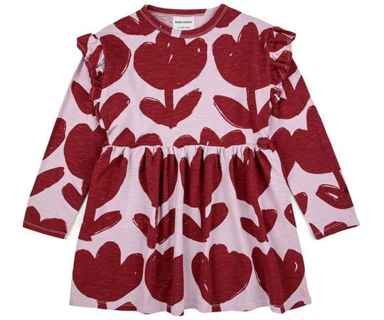 BOBO CHOSES（ボボ・ショーズ）／Retro Flowers all over ruffle dress - 子供服の通販サイト　doudou  jouons