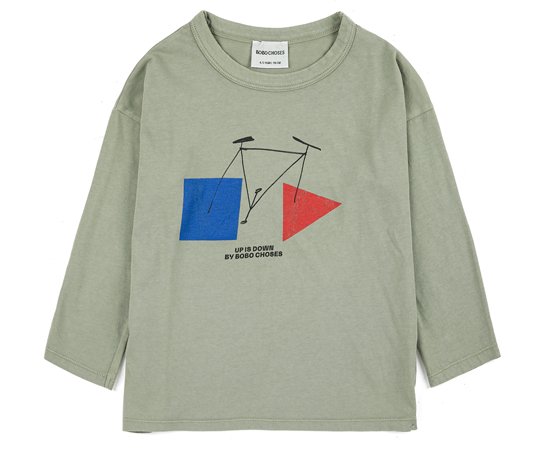 BOBO CHOSES（ボボ・ショーズ）／Crazy bicy long sleeve T-shirt