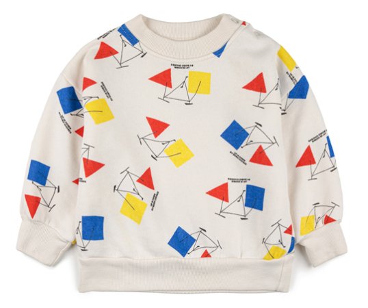 BOBO CHOSES（ボボ・ショーズ）／Baby Crazy Bicy all over sweatshirt