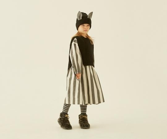 eLfinFolk（エルフィンフォルク）／Beast beanie - black - 子供服の