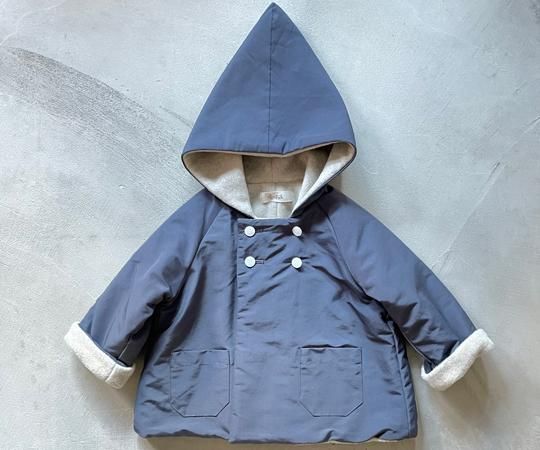 eLfinFolk（エルフィンフォルク）／elf coat - blue gray - 子供服の通販サイト　doudou jouons