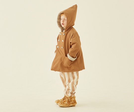 eLfinFolk（エルフィンフォルク）／elf coat - milky brown - 子供服の通販サイト　doudou jouons