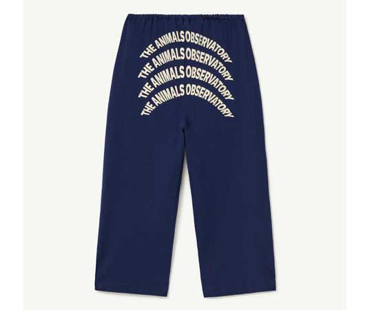 The Animals Observatory／STAG KIDS PANTS - Deep Blue_Logos