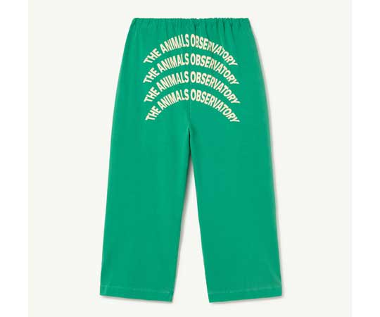 The Animals Observatory／STAG KIDS PANTS - Green_Logos