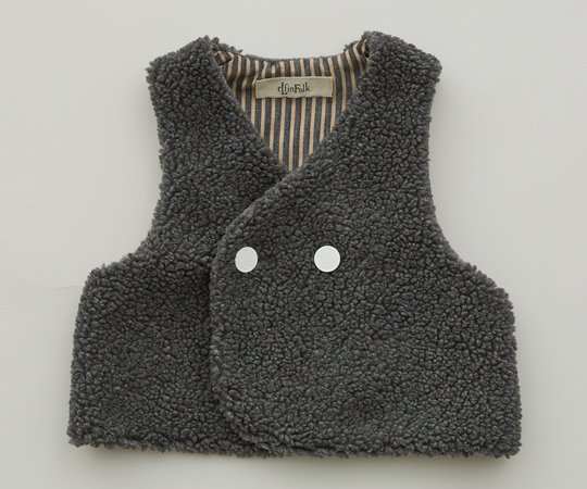 40%off】eLfinFolk（エルフィンフォルク）／Sheep boa baby vest