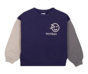 <img class='new_mark_img1' src='https://img.shop-pro.jp/img/new/icons20.gif' style='border:none;display:inline;margin:0px;padding:0px;width:auto;' />【40%off】wynken（ウィンケン）／PANEL SWEAT - DEEPEST NAVY / GREYS 