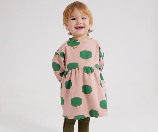 BOBO CHOSES（ボボ・ショーズ）／Baby Green Tree all over dress