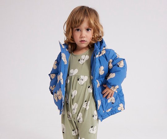 BOBO CHOSES（ボボ・ショーズ）／Mouse all over hooded anorak