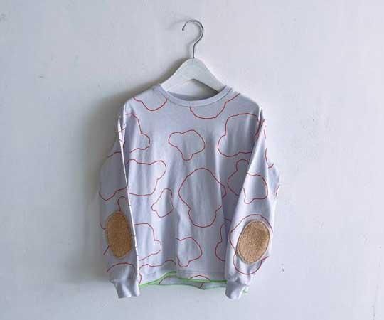 frankygrow(フランキーグロウ) | FACE BEAR NO FIXING L/S TEE-L.PURPLE - 子供服の通販サイト  doudou jouons