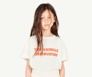 <img class='new_mark_img1' src='https://img.shop-pro.jp/img/new/icons7.gif' style='border:none;display:inline;margin:0px;padding:0px;width:auto;' />The Animals Observatory／Orion Kids T-Shirt - White 