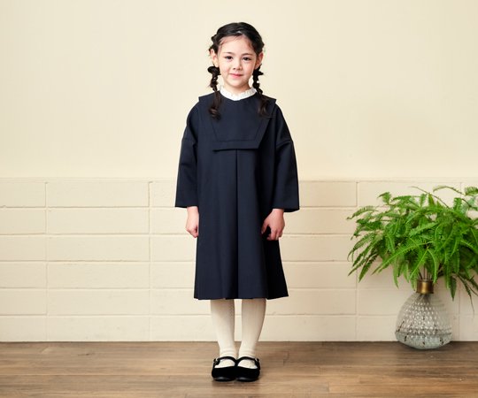 m doudou jouons／SISTER DRESS／NAVY - 子供服の通販サイト doudou jouons