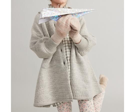 soor ploom Ruth Coat Ash 4y & cap M セット