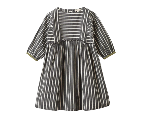 40%off】CARAMEL(キャラメル ）／CELESTE DRESS - GREY STRIPE - 子供