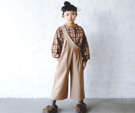 michirico オーバーオール Mサイズ One side overalls ブラック M(100-115) michirico ミチリコ
