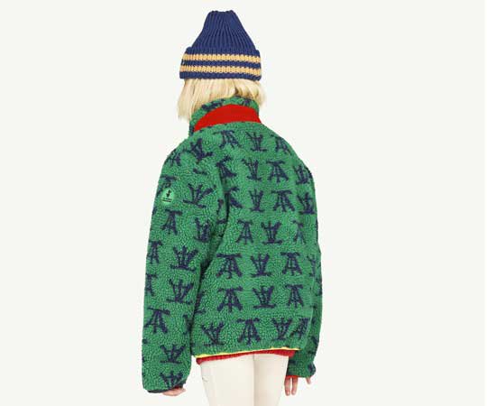 LAST ONE【40%off】The Animals Observatory／Green Sheep Jacket -  世界中のベビー&子供服をセレクトしたオンラインショップ doudou jouons