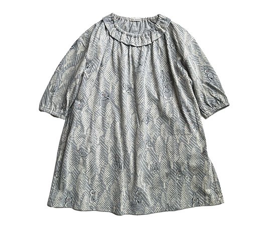 mina perhonen（ミナ ペルホネン）／lumiukko dress-gray - 子供服の