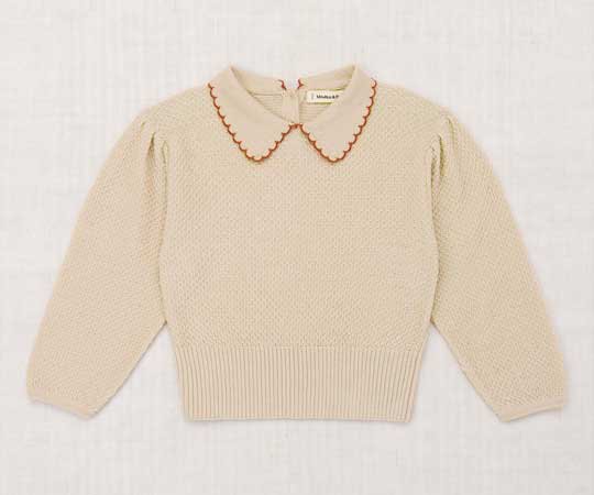 Misha & Puff / Bow Scout Sweater / 4Y