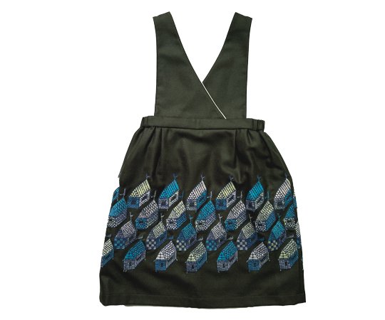 mina perhonen（ミナ ペルホネン）／ fun dress - blue - 子供服の通販 