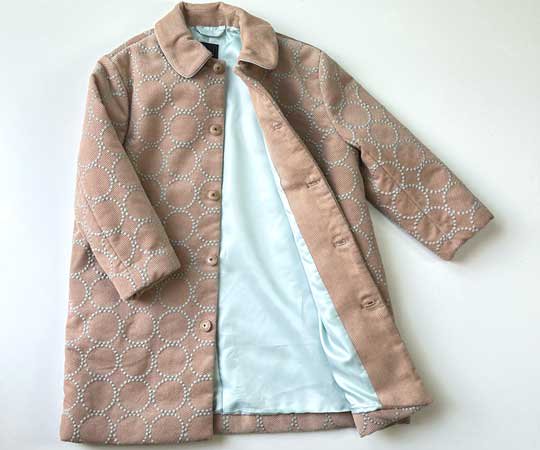 mina perhonen（ミナ ペルホネン）／tambourine coat - pink beige