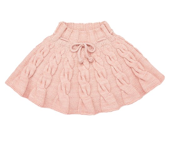 Misha&Puff(ミーシャアンドパフ）／Cable Skating Skirt - Faded Rose