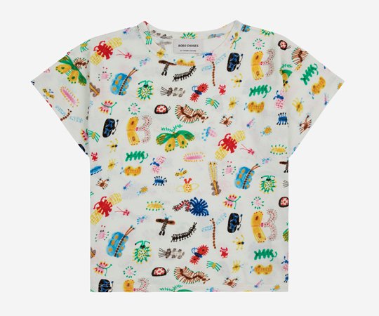 BOBO CHOSES（ボボ・ショーズ）／Funny Insects all over T-shirt