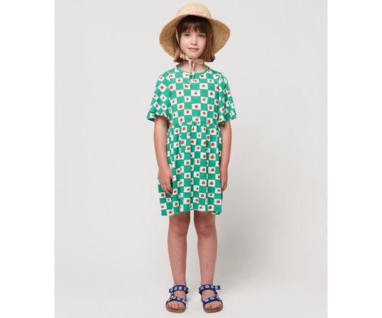 BOBO CHOSES（ボボ・ショーズ）／Tomato all over ruffle sleeves dress